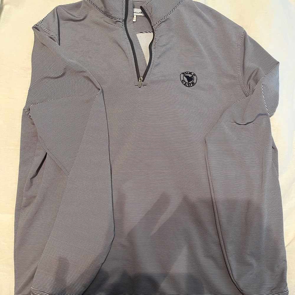 Peter Millar Gray Quarter-Zip Jacket